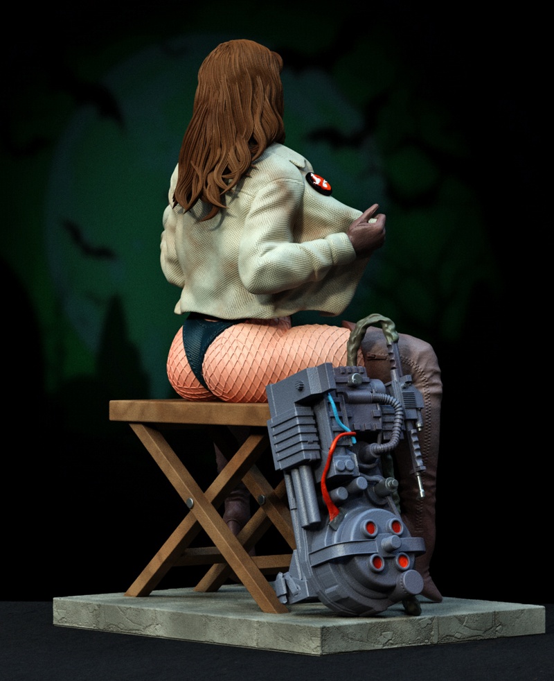独家呈现——鬼泣女角色3D打印模型|Exclusive – Ghostbuster Woman – 3D Print Model
