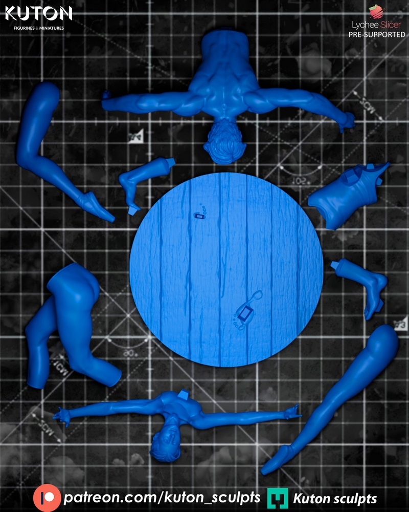 Kuton - 身体构成 - 3D打印模型|Kuton – Body Composition – 3D Print Model