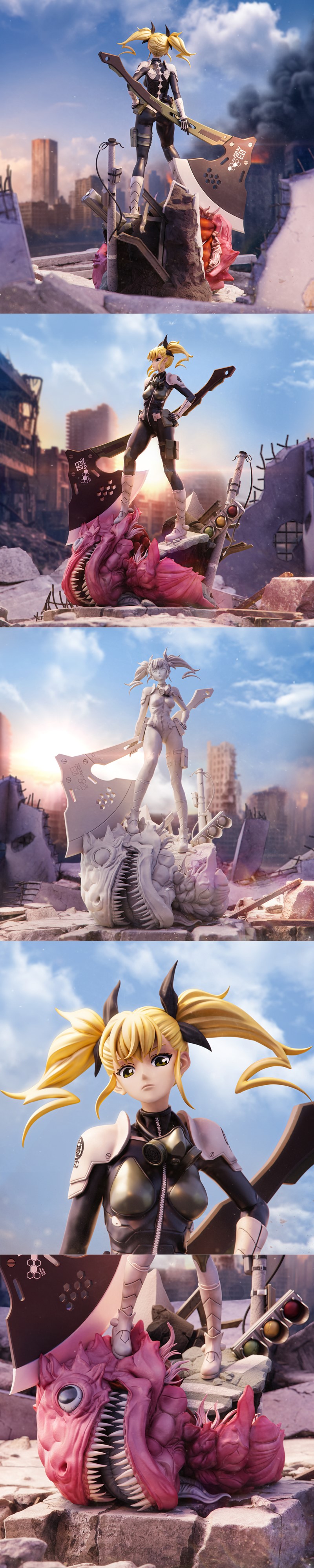 CA 3D工作室 - 《神之塔》第八号巨兽3D打印模型|CA 3D Studios – Shinomiya Kikoru Kaiju No. 8 – 3D Print Model STL