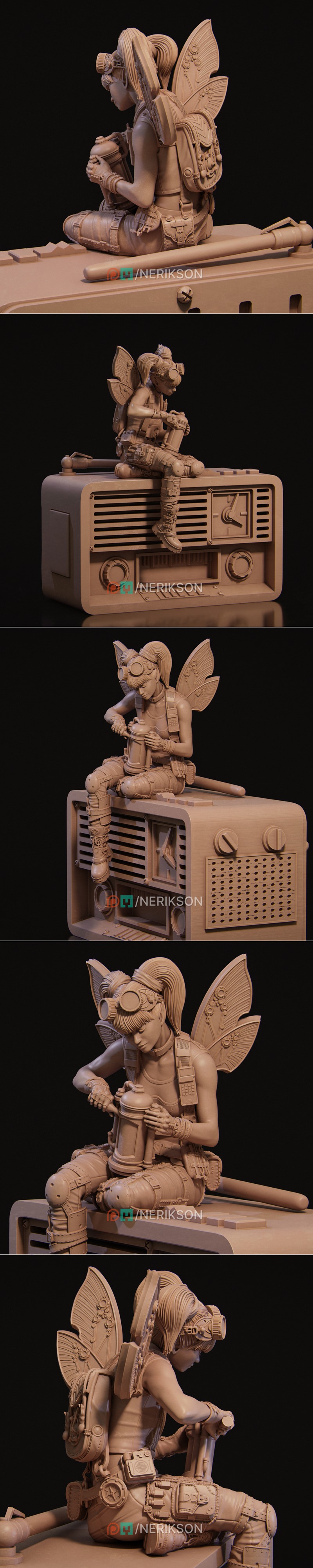 Nerikson 3D打印模型：Tinker Fairy角色造型|Nerikson – Tinker Fairy – 3D Print Model STL