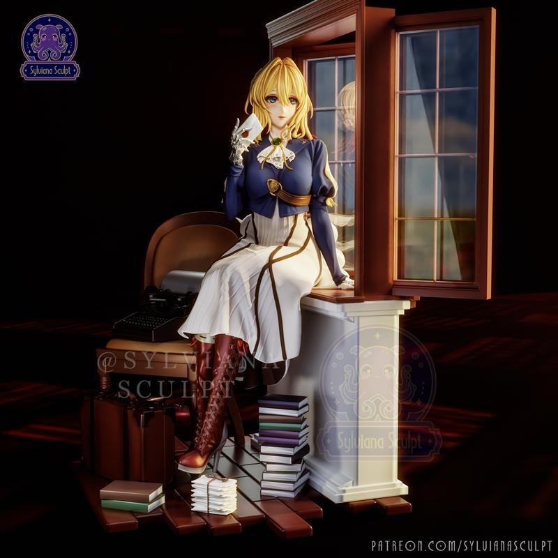 《薇欧蕾特·艾尔文 3D打印模型》|Violet Evergarden – 3D Print Model STL