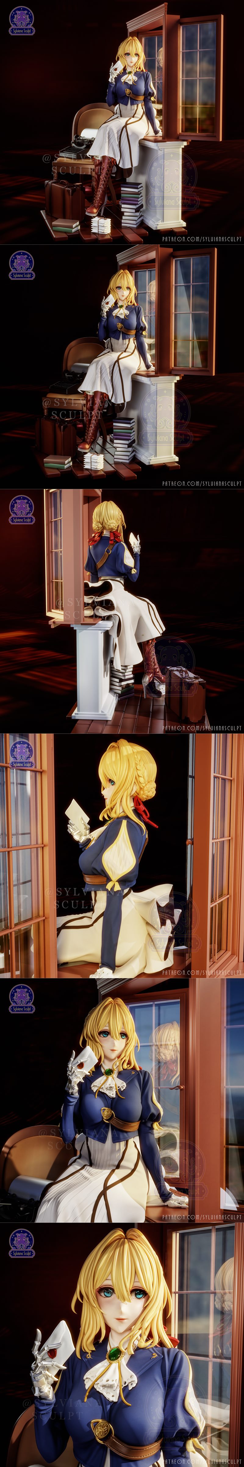 《薇欧蕾特·艾尔文 3D打印模型》|Violet Evergarden – 3D Print Model STL
