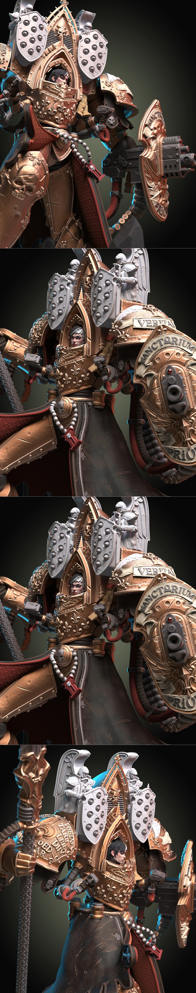 莫尔文·瓦尔，圣徒女修道院长 3D打印模型|Alexei Konev – Morvenn Vahl, Abbess Sanctorum – 3D Print Model STL