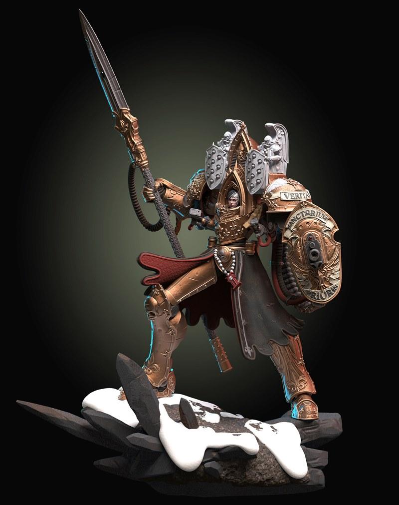 莫尔文·瓦尔，圣徒女修道院长 3D打印模型|Alexei Konev – Morvenn Vahl, Abbess Sanctorum – 3D Print Model STL