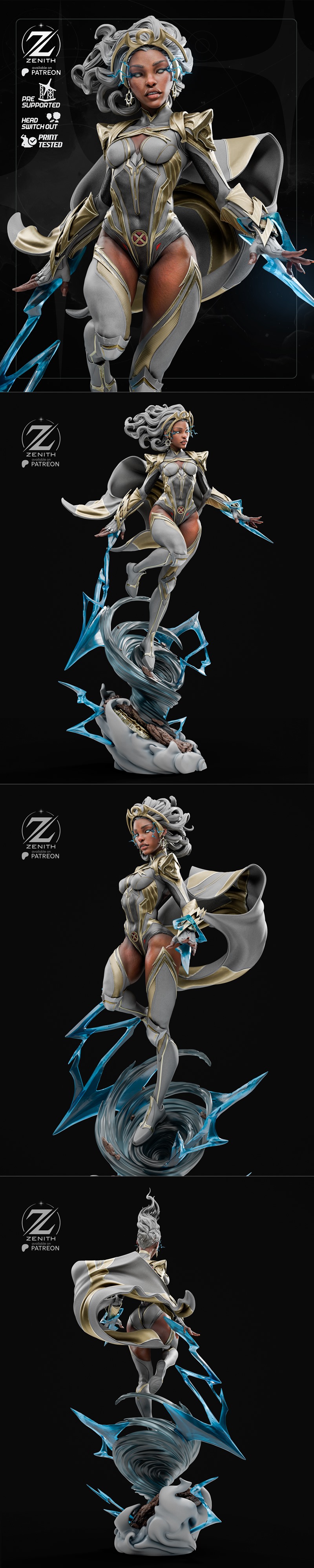 Zenith Studios - 风暴 - 3D打印模型|Zenith Studios – Storm – 3D Print Model STL