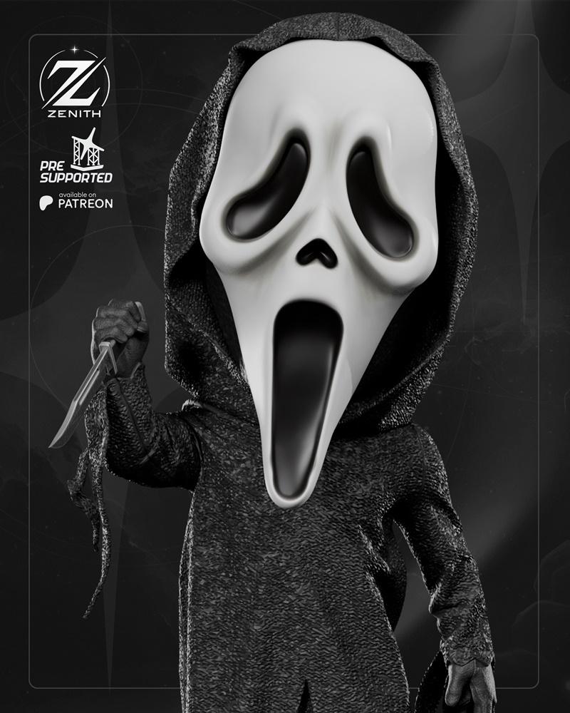Zenith Studios出品《Ghostface ZCF》3D打印模型|Zenith Studios – Ghostface ZCF – 3D Print Model STL