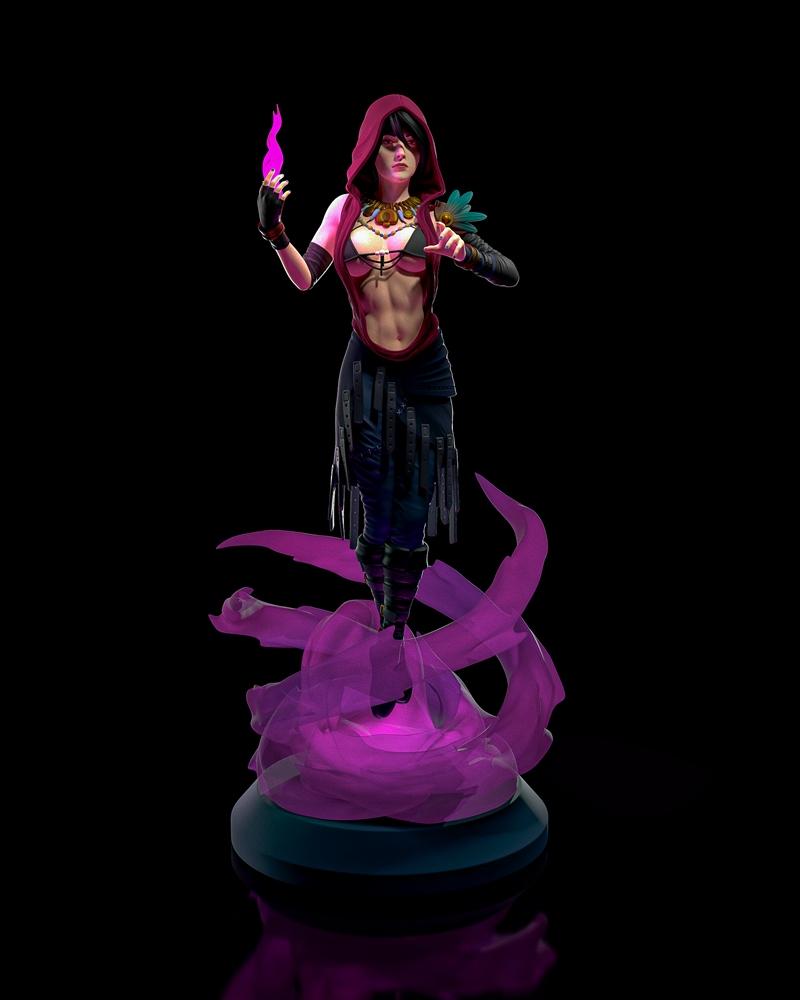 H3LL创作—莫尔吉安—3D打印模型|h3LL creator – Morrigan – 3D Print Model STL