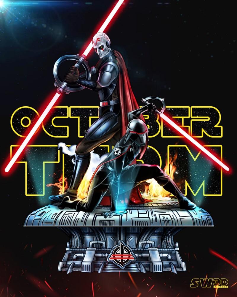 SW3D - 《恶魔人》格兰·昆西托与第二位姐妹 3D打印模型|SW3D – Gran Inquisitor and Second Sister Diorama – 3D Print Model STL