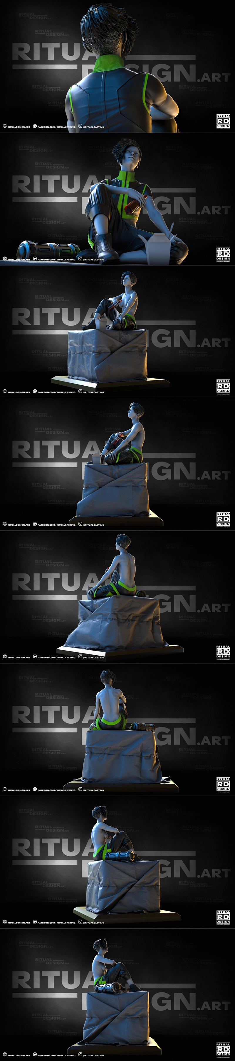 glitch 3D打印模型|Ritual Design – Glitch – 3D Print Model STL