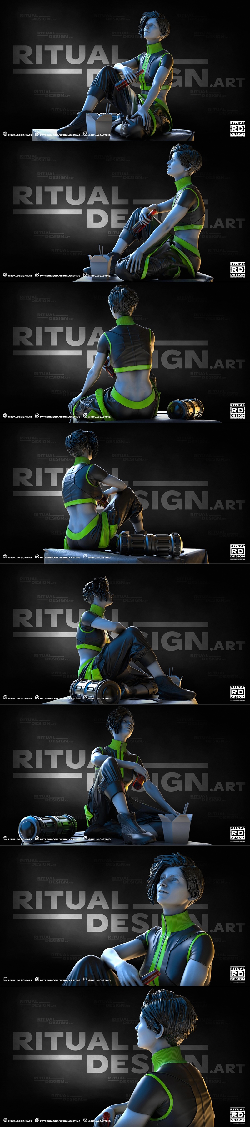 glitch 3D打印模型|Ritual Design – Glitch – 3D Print Model STL