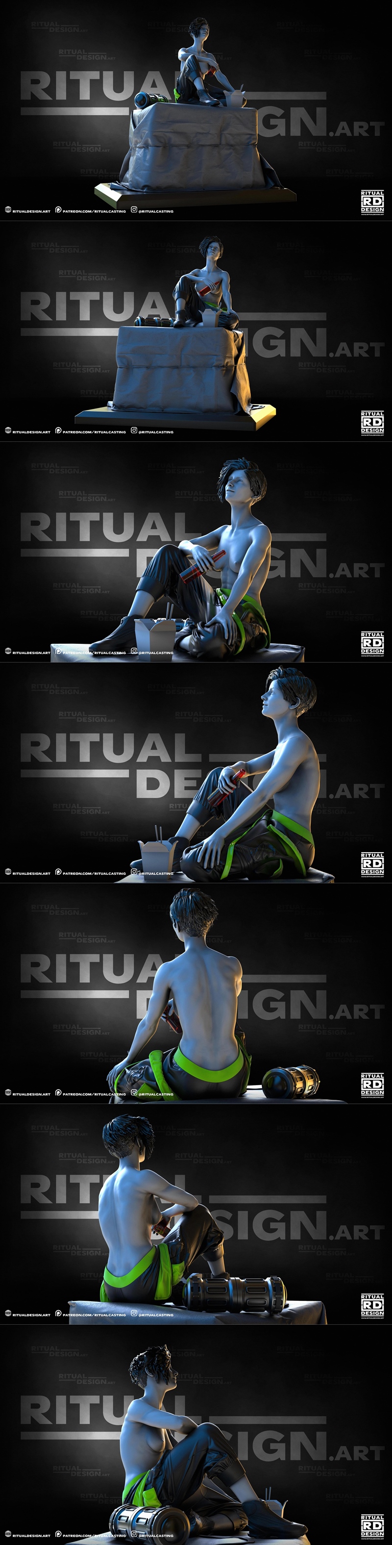 glitch 3D打印模型|Ritual Design – Glitch – 3D Print Model STL