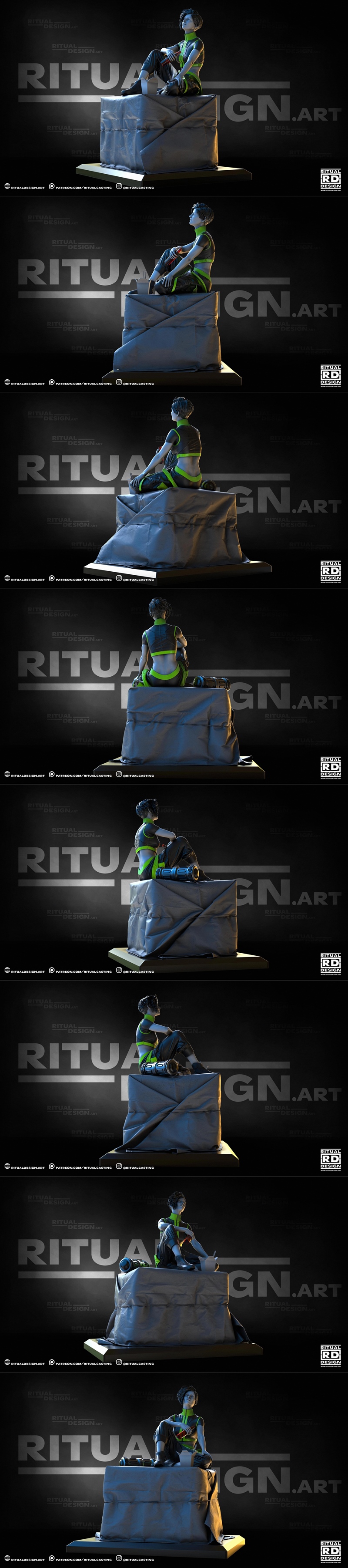 glitch 3D打印模型|Ritual Design – Glitch – 3D Print Model STL