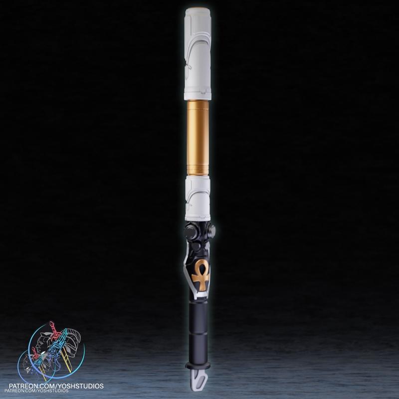 月之骑士武器 3D打印模型|Moon Knight Staff – 3D Print Model STL