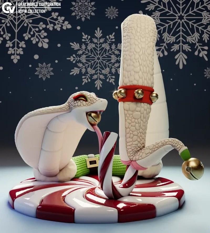 灰世界公司 - 野蛇1 - 3D打印模型|Gray World Corporation – Feral Snake 1 – 3D Print Model STL