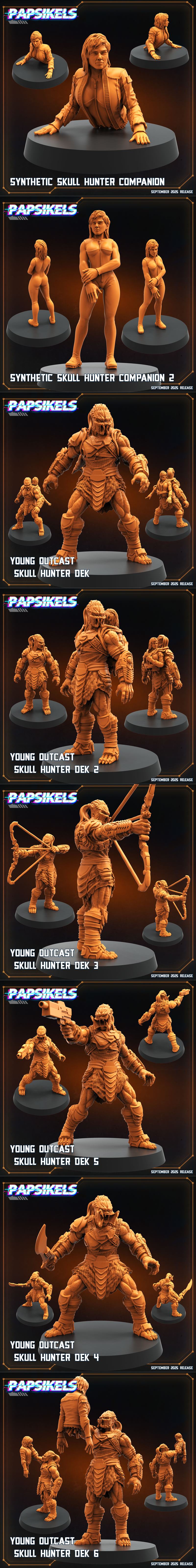 Papsikels迷你模型：异星大战 人类 vs 外星人 麻地狂潮 2025年9月 3D打印模型|Papsikels Miniatures – Aliens vs Humans – Madlands September 2025 – 3D Print Model STL