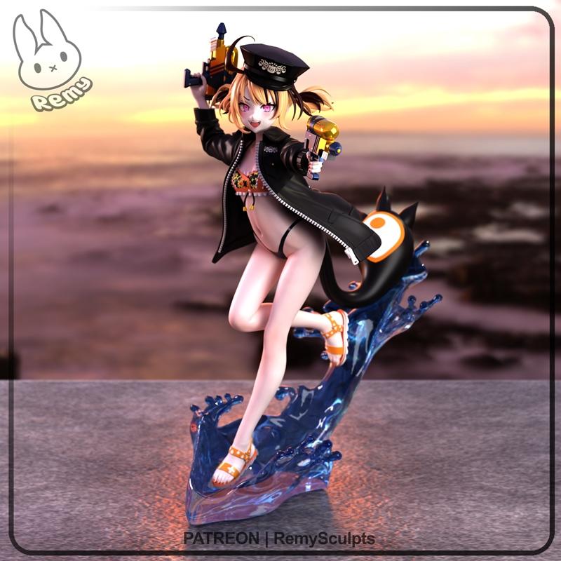 Remy打造的Gigi三维打印模型|Remy Sculpts – Gigi – 3D Print Model STL