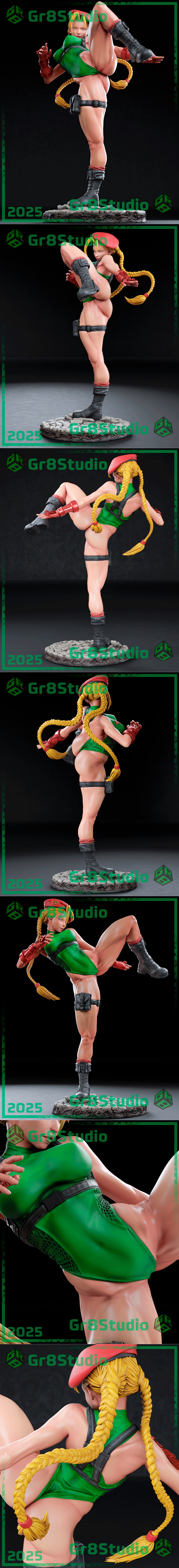 格斗大师Cammy 3D打印模型|Gr8Tech – Street Fighter – Cammy – 3D Print Model STL