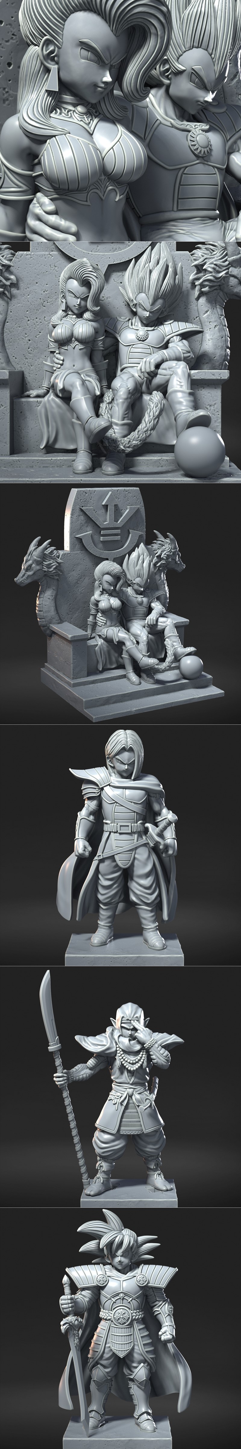 龙珠十月2025款3D打印模型包|RN Estudio – Pack Dragon Ball October 2025 – 3D Print Model STL