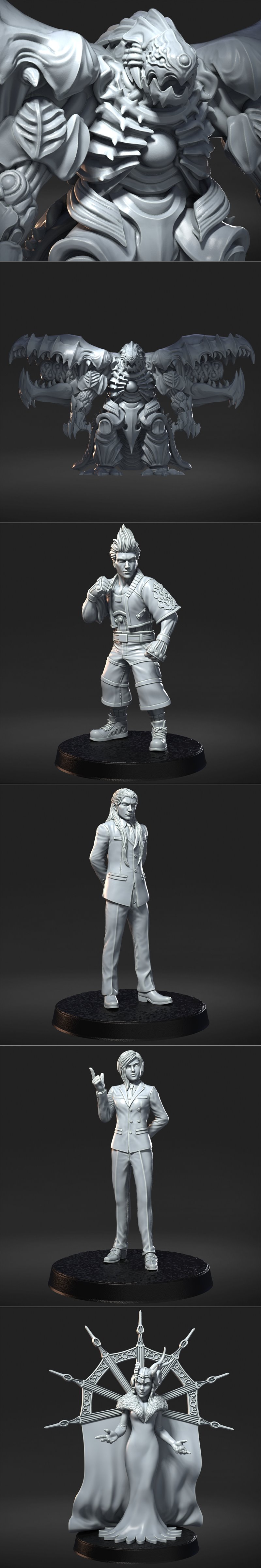 最终幻想2025年10月 - 3D打印模型STL|RN Estudio – Final Fantasy October 2025 – 3D Print Model STL