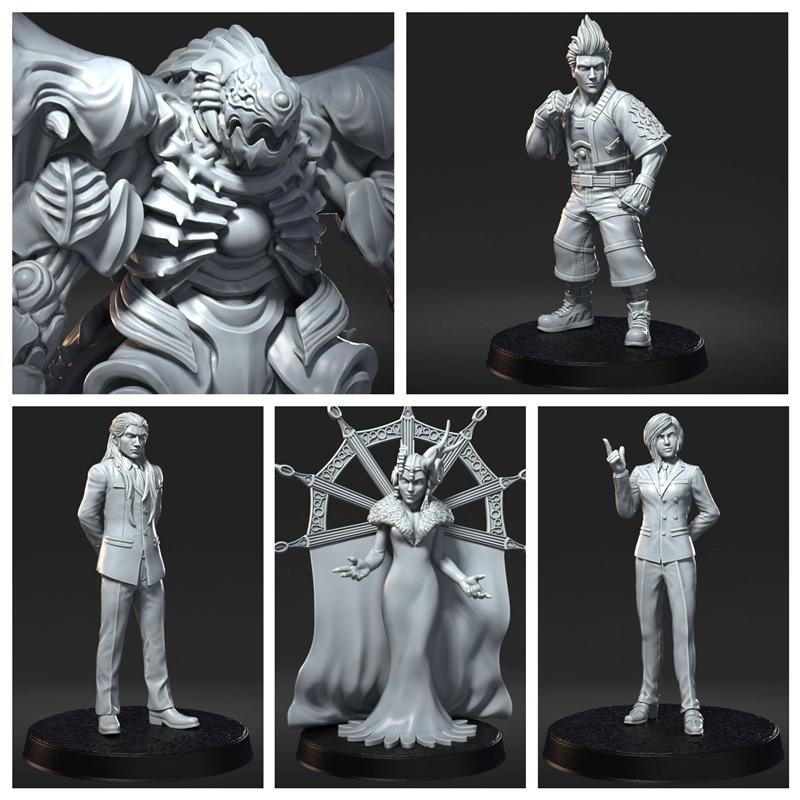 最终幻想2025年10月 - 3D打印模型STL|RN Estudio – Final Fantasy October 2025 – 3D Print Model STL