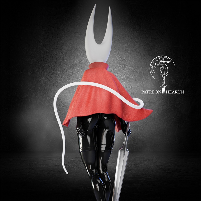 空洞蜂鸟 丝之歌 3D打印模型|Hornet Hollow Knight Silksong – 3D Print Model