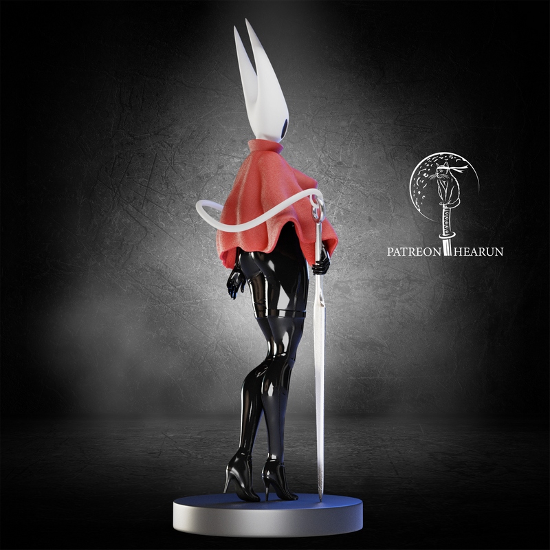 空洞蜂鸟 丝之歌 3D打印模型|Hornet Hollow Knight Silksong – 3D Print Model