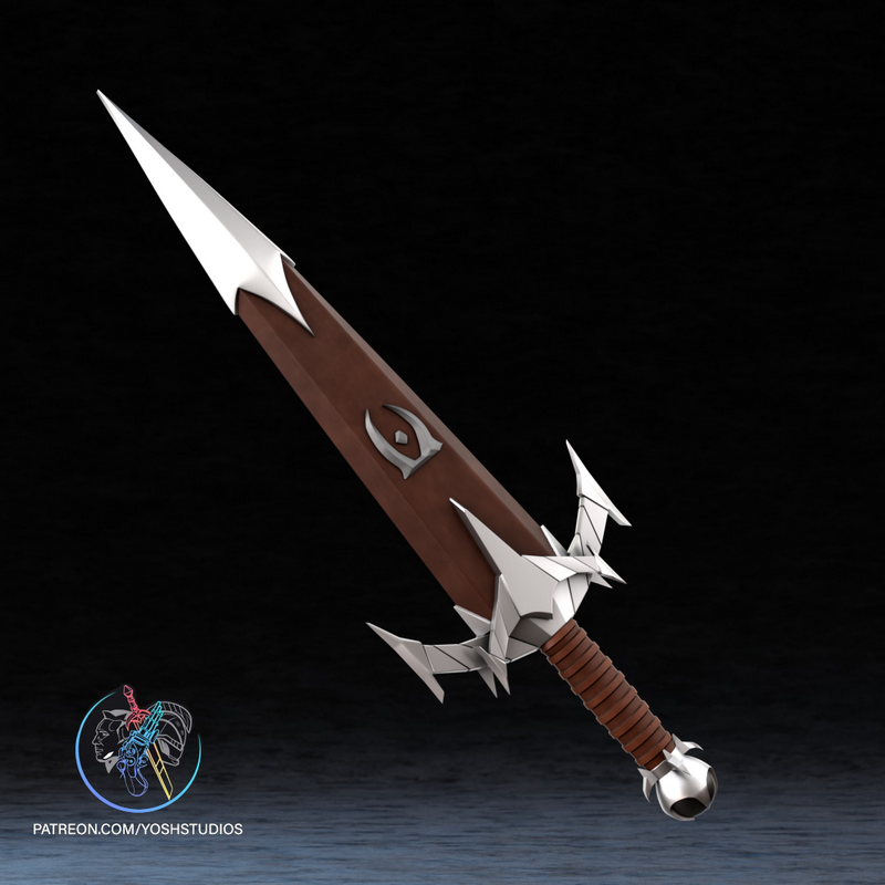 Yosh Studios – 奥布利森 Mehrunes 狄拉克 3D打印模型|Yosh Studios – Oblivion Mehrunes Razor Dagger – 3D Print Model