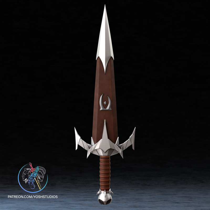 Yosh Studios – 奥布利森 Mehrunes 狄拉克 3D打印模型|Yosh Studios – Oblivion Mehrunes Razor Dagger – 3D Print Model