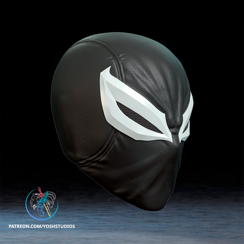 Yosh Studios - Venom全套装3D打印模型|Yosh Studios – Agent Venom Full Costume – 3D Print Model