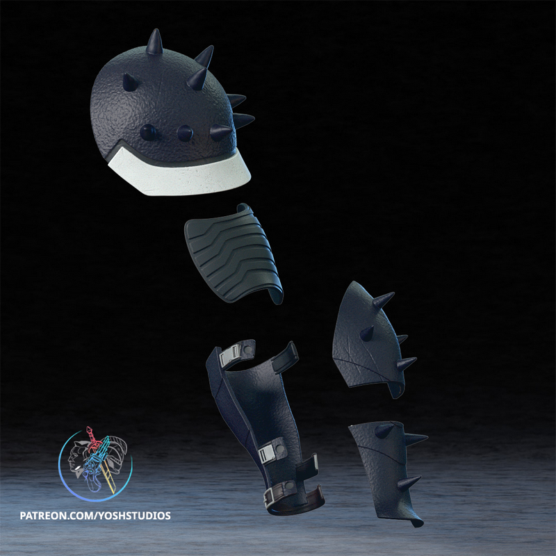 Yosh Studios - Venom全套装3D打印模型|Yosh Studios – Agent Venom Full Costume – 3D Print Model