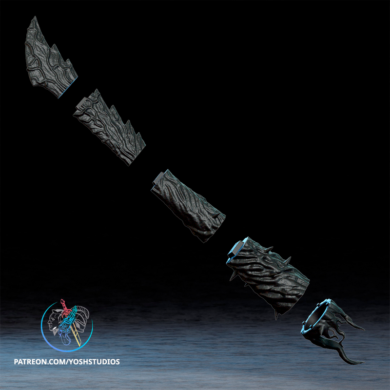 Yosh Studios - Venom全套装3D打印模型|Yosh Studios – Agent Venom Full Costume – 3D Print Model