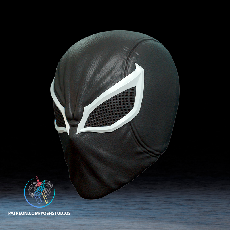 Yosh Studios - Venom全套装3D打印模型|Yosh Studios – Agent Venom Full Costume – 3D Print Model