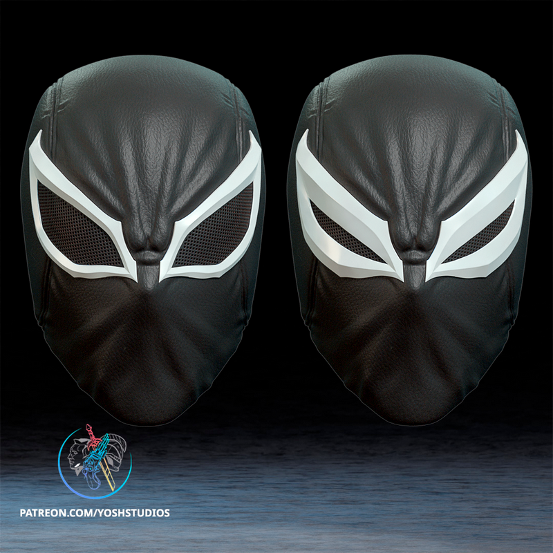 Yosh Studios - Venom全套装3D打印模型|Yosh Studios – Agent Venom Full Costume – 3D Print Model