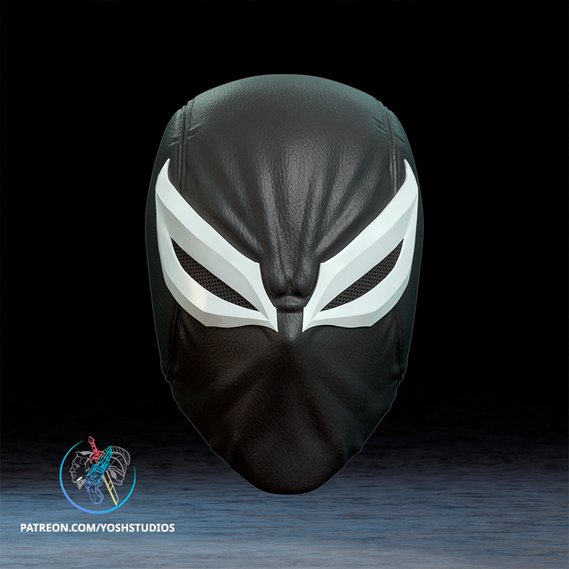 Yosh Studios - Venom全套装3D打印模型|Yosh Studios – Agent Venom Full Costume – 3D Print Model