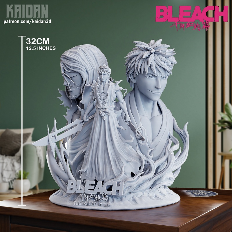 Kaidan——刃即我——《BLEACH》3D打印模型|Kaidan – The Blade Is Me – Bleach – 3D Print Model
