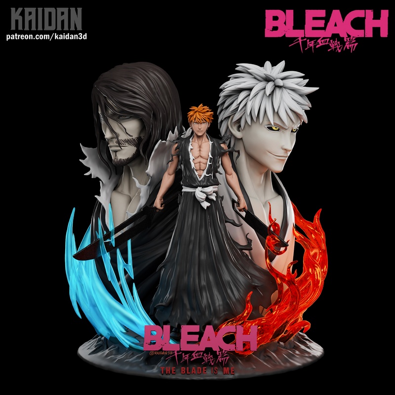 Kaidan——刃即我——《BLEACH》3D打印模型|Kaidan – The Blade Is Me – Bleach – 3D Print Model