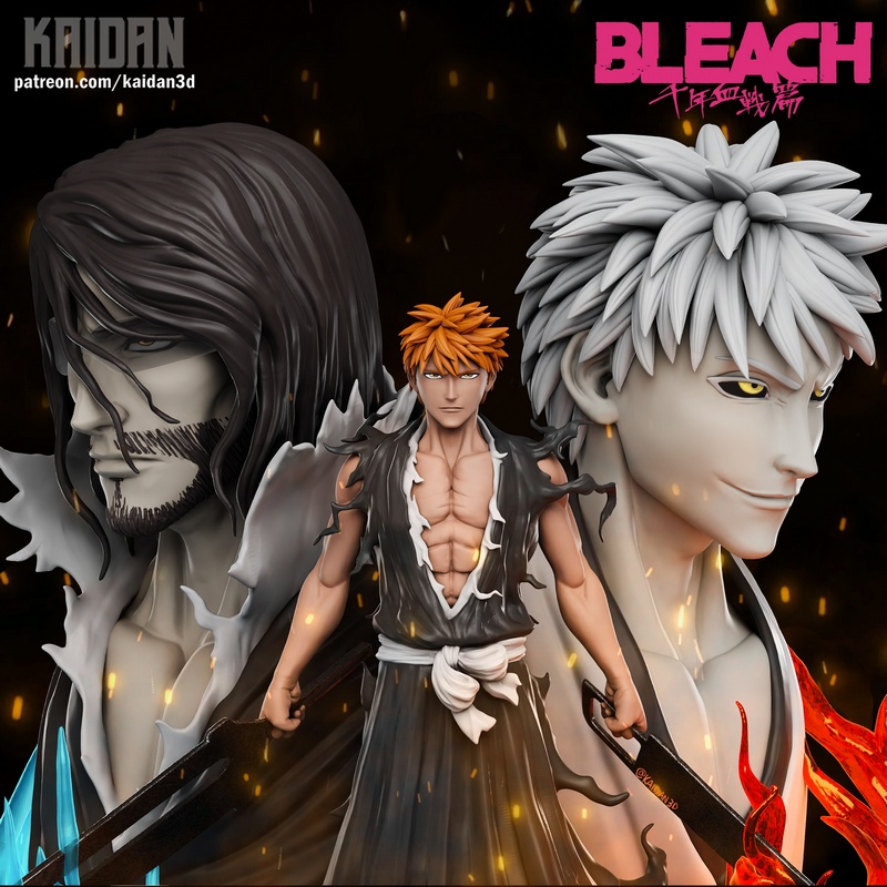 Kaidan——刃即我——《BLEACH》3D打印模型|Kaidan – The Blade Is Me – Bleach – 3D Print Model