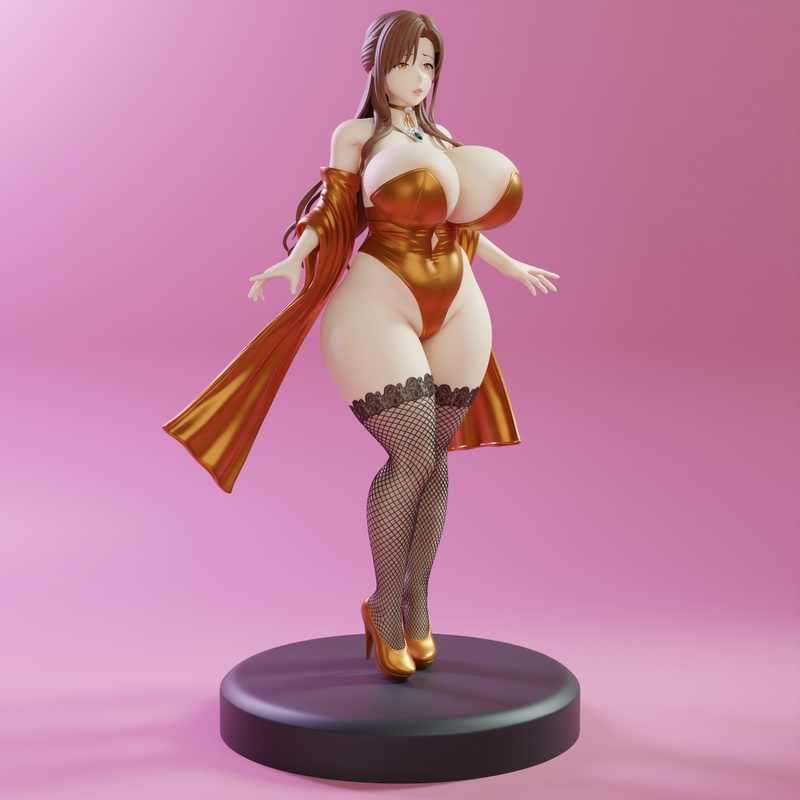 KITNO系列-02款3D打印模型|Milf 02 (KiTNo Serie) – 3D Print Model