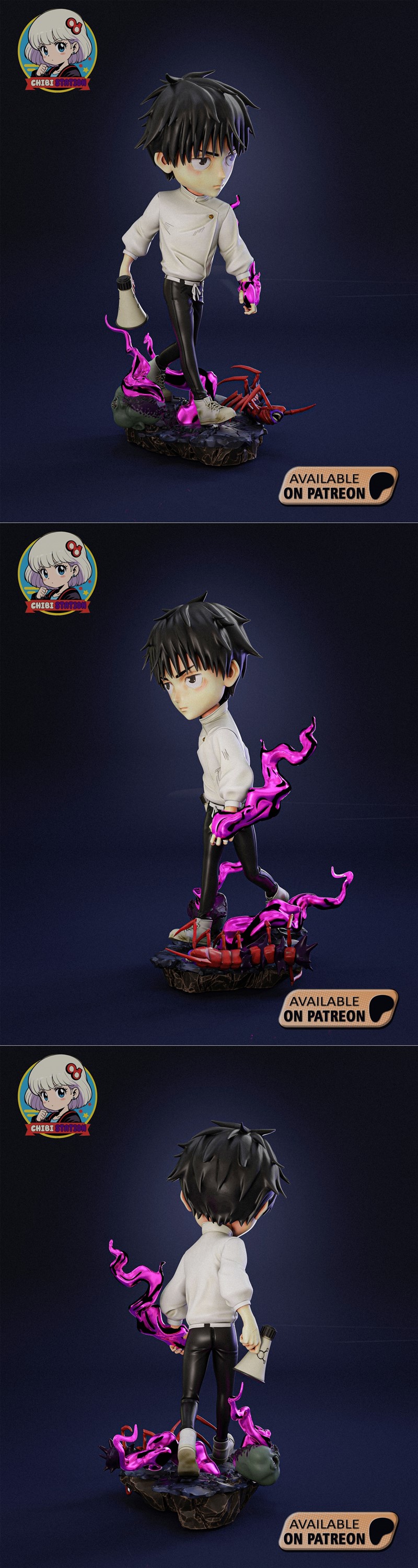 Chibi车站 - Yuta - 3D打印模型|Chibi Station – Yuta – 3D Print Model STL