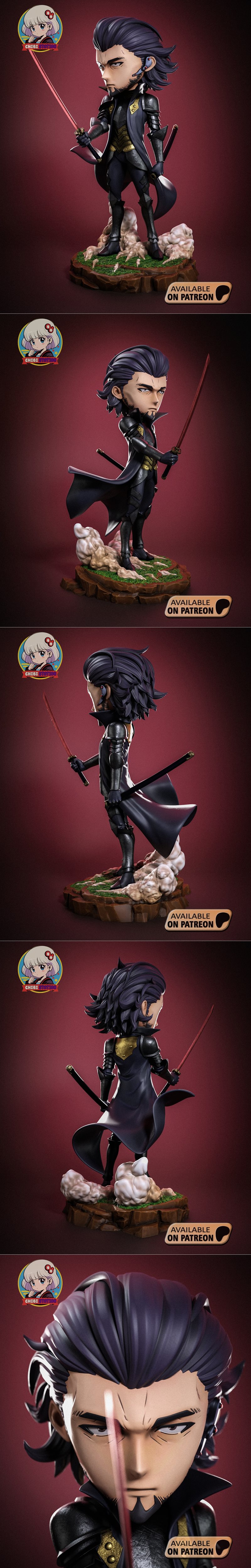 Goto 3D打印模型：Chibi Station角色可打印迷你玩偶|Chibi Station – Goto – 3D Print Model STL