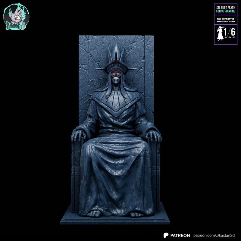 Kaidan 神像 3D打印模型|Kaidan – Statue of God – 3D Print Model STL