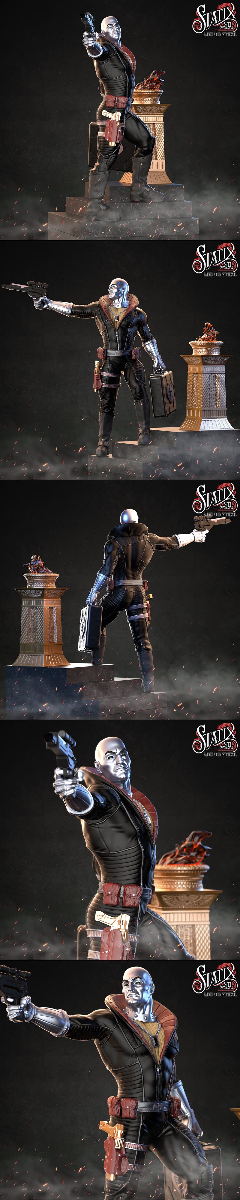 Statix - Destro - 3D打印模型|Statix – Destro – 3D Print Model STL