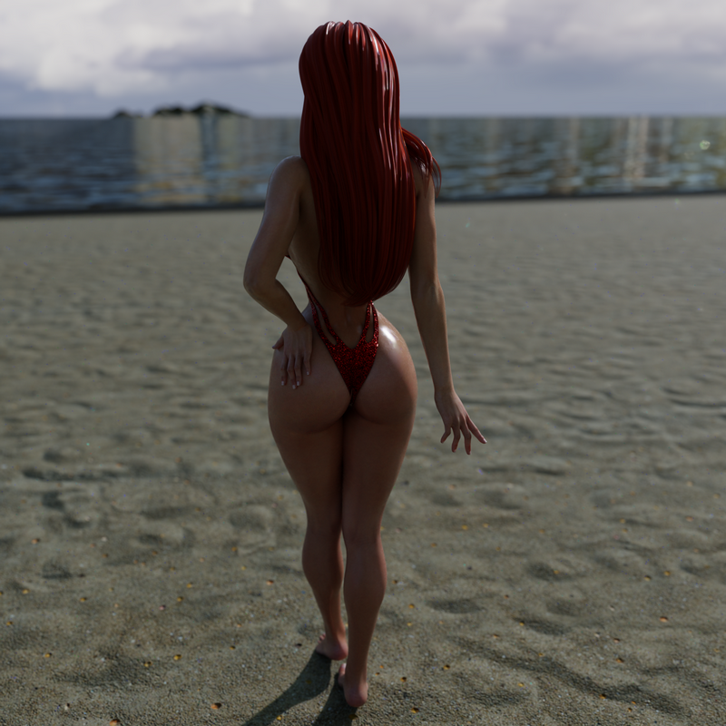 QB Works - 红夕之影 3D打印模型|QB Works – Scarlet Sunset – 3D Print Model