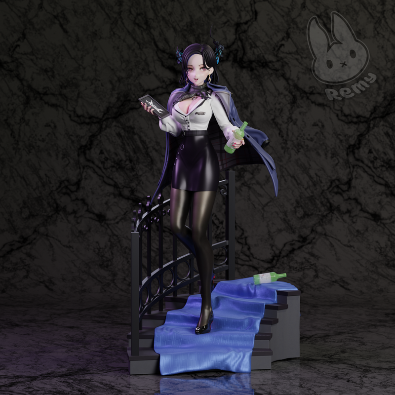 Nerissa Ravencroft 3D打印模型|Nerissa Ravencroft – Hololive Vtuber Advent – 3D Print Model
