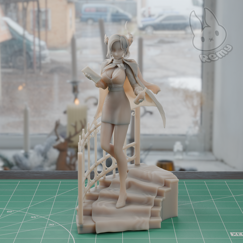 Nerissa Ravencroft 3D打印模型|Nerissa Ravencroft – Hololive Vtuber Advent – 3D Print Model