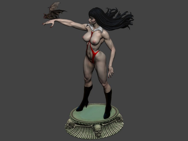 Vampirella 3D打印模型|Vampirella NSFW – 3D Print Model