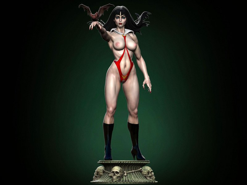Vampirella 3D打印模型|Vampirella NSFW – 3D Print Model