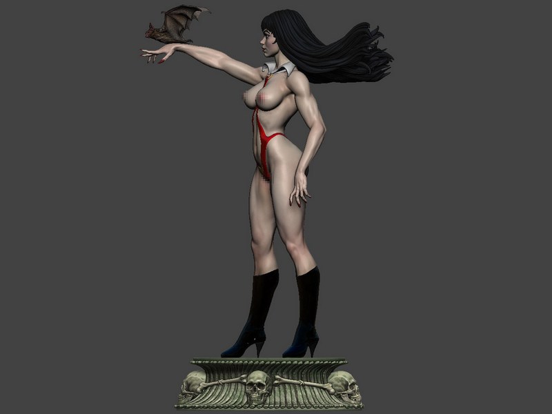 Vampirella 3D打印模型|Vampirella NSFW – 3D Print Model