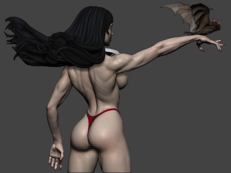 Vampirella 3D打印模型|Vampirella NSFW – 3D Print Model
