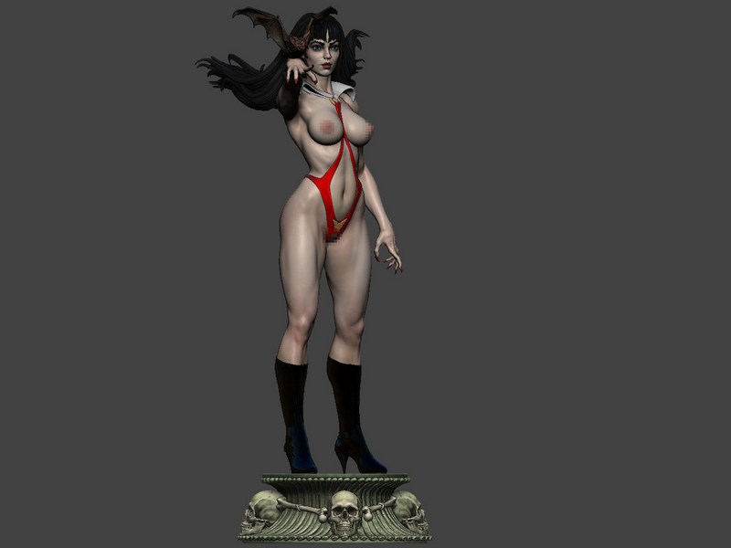 Vampirella 3D打印模型|Vampirella NSFW – 3D Print Model